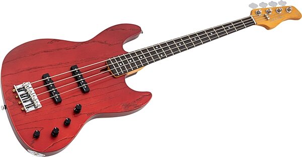 Sire Marcus Miller V6 Electric Bass, Candy Apple Red, Action Position Back