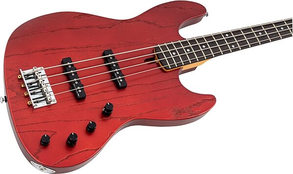 Sire Marcus Miller V6 Electric Bass, Candy Apple Red, Action Position Back