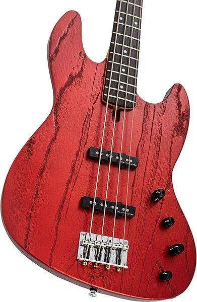 Sire Marcus Miller V6 Electric Bass, Candy Apple Red, Action Position Back
