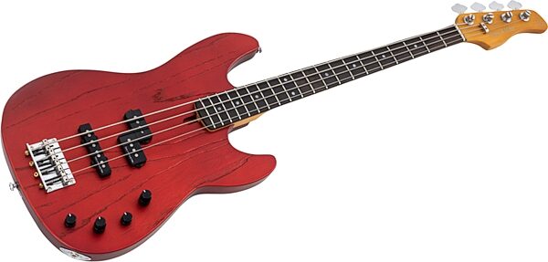 Sire Marcus Miller P6 Electric Bass, Candy Apple Red, Action Position Back