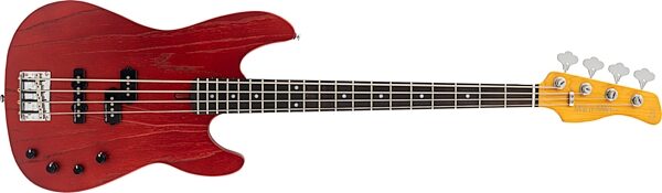 Sire Marcus Miller P6 Electric Bass, Candy Apple Red, Action Position Back