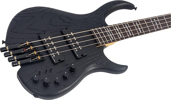Sire Marcus Miller M6 4-String Headless Electric Bass (with Gig Bag), Black, Action Position Back