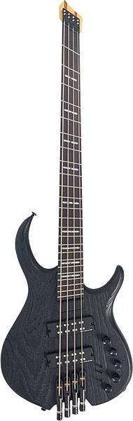 Sire Marcus Miller M6 4-String Headless Electric Bass (with Gig Bag), Black, Action Position Back