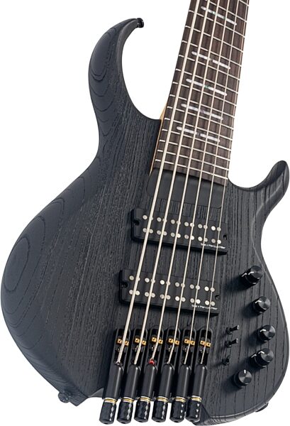 Sire Marcus Miller M6 6-String Headless Electric Bass, Black, Action Position Back