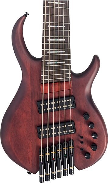Sire Marcus Miller M6 Headless Electric Bass, 6-String, Mahogany, Action Position Back