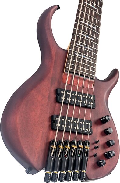 Sire Marcus Miller M6 Headless Electric Bass, 6-String, Mahogany, Action Position Back