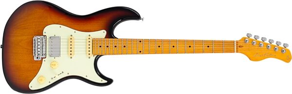 Sire Larry Carlton S5 HSS Electric Guitar, 3-Color Tobacco Sunburst, Action Position Back