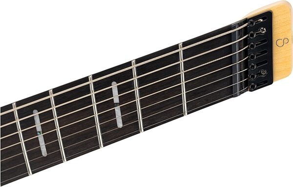 Sire Larry Carlton X6 Headless Electric Guitar, 7-String, Black, Action Position Back