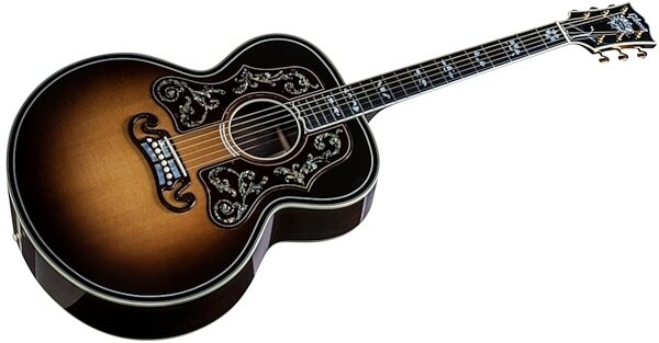 Gibson Collector's Edition Bob Dylan SJ-200 Autographed Acoustic Guitar (with Case), Closeup