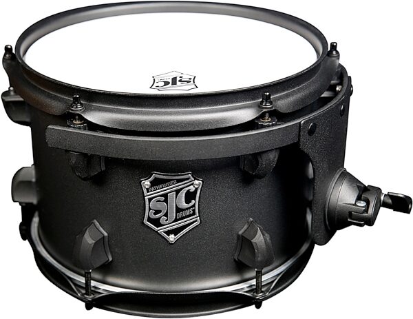 SJC Pathfinder Tom Drum, Galaxy Gray, 7x10 inch, Action Position Back