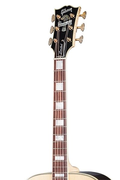 Gibson Limited Edition Montana Gold J200 Acoustic-Electric Guitar, Rosewood (with Case), Headstock