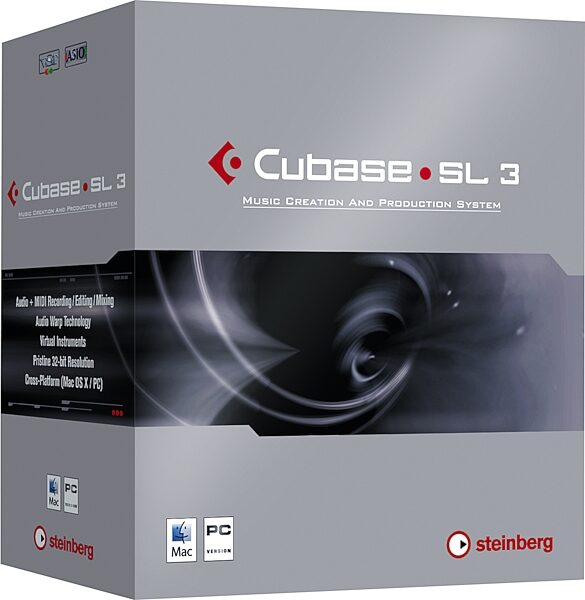 Steinberg Cubase SL MIDI Recording System (Macintosh and Windows), Box View