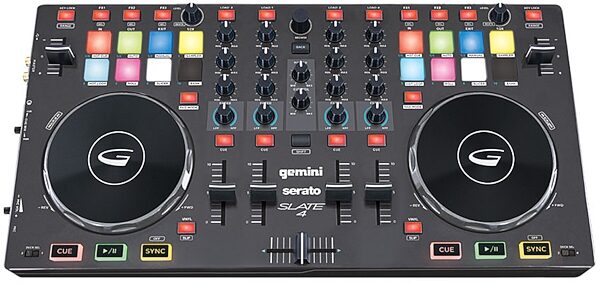 Gemini Slate 4 DJ Controller Package, Main