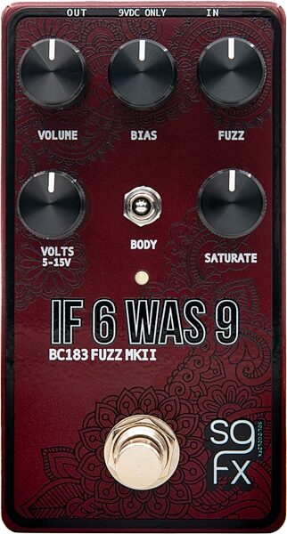 Solid Gold FX If 6 Was 9 MkII Fuzz Pedal, New, Action Position Back