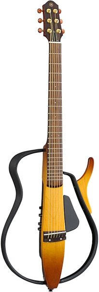 Yamaha SLG110S Silent Acoustic Guitar (with Gig Bag), Tobacco Sunburst