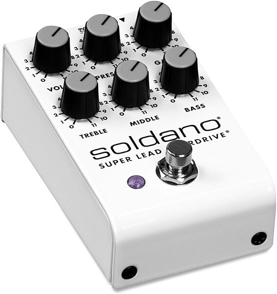 Soldano SLO Overdrive Pedal, New, Angled Front