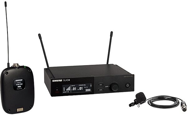 Shure SLXD14/85M Lavalier Wireless Microphone System, Band G58 (470-514 MHz), Main