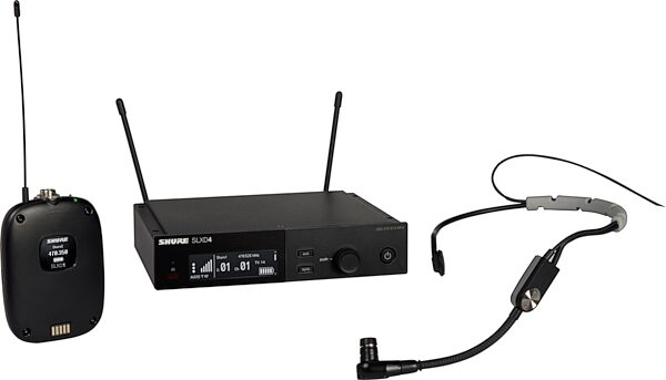 Shure SLXD14/SM35 Headset Wireless Microphone System, Band H55 (514-558 MHz), Open Box (Very Good), Main