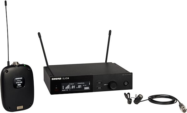 Shure SLXD14/85 Lavalier Wireless Microphone System, Band H55 (514-558 MHz), Main