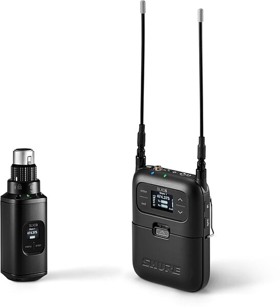 Shure SLXD35 Digital Wireless Plug-On Microphone System, J52, Open Box (Very Good), Action Position Back