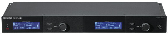 Shure SLXD4Q+ Quad Digital Wireless Receiver, Band G57, Main