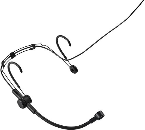 Shure SM39 Cardioid Headworn Condenser Microphone, Black, SM39-TQG, with TA4F Connector, Main