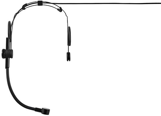 Shure SM39 Cardioid Headworn Condenser Microphone, Black, SM39-TQG, with TA4F Connector, Main