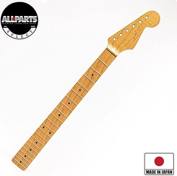 Allparts Select SMO-FATRF Roasted Maple Strat Neck, New, Main