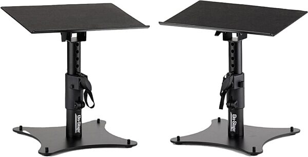 On-Stage SMS4500-P V2 Desktop Speaker Stands, New, Main with all components Front