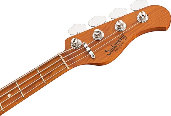 Sadowsky MetroExpress MJ4 Electric Bass, with Maple Fingerboard, Sunburst, Action Position Back