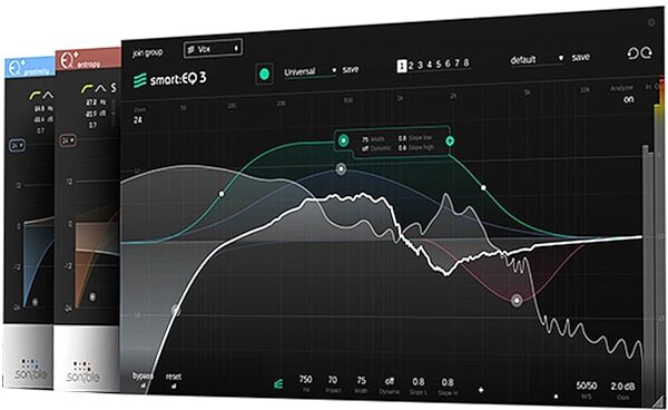 Sonible Special EQ Plug-in Bundle Software, Digital Download, Action Position Back