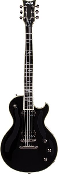 Schecter Solo-II Blackjack Electric Guitar, Gloss Black, Open Box (Very Good), Action Position Back