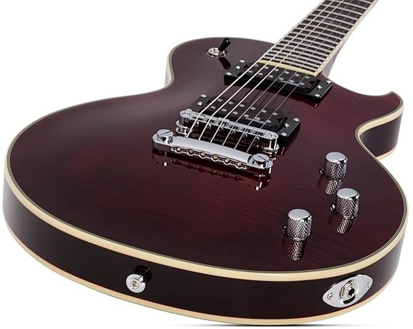 Schecter Solo II Supreme Electric Guitar, Black Cherry, Open Box (Very Good), view