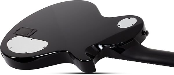 Schecter Solo II Przym Palladium Electric Guitar, Left-Handed, Gloss Black, Action Position Back