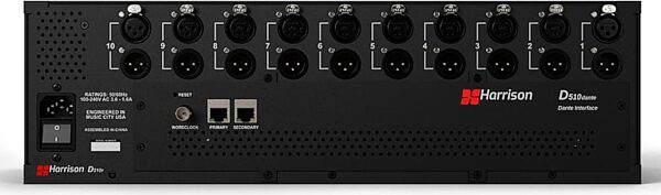 Harrison D510dante Dante Interface Card Module for D510r 500 Series Chassis, New, Action Position Back