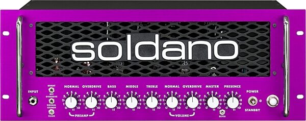 Soldano SLO 100R Guitar Amplifier Head (100 Watts), New, Action Position Back