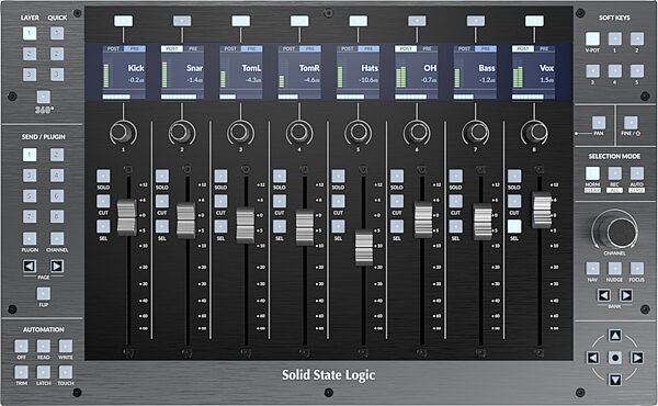 Solid Stage Logic SSL UF8 Multi-Layer DAW Controller, New, Action Position Back