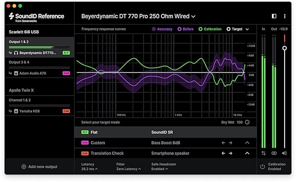 Sonarworks SoundID Reference Calibration Software for Headphones, Digital Download, Action Position Back
