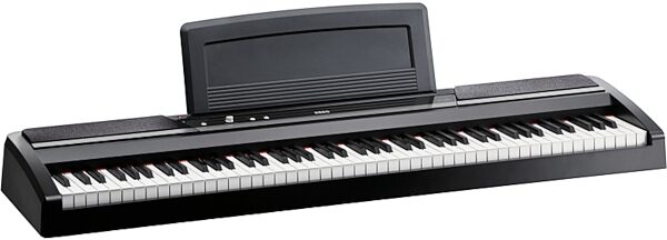 Korg SP170s Digital Piano (88-Key), Black Angle
