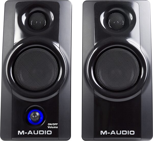 M-Audio Studiophile AV20 Portable Desktop Speakers, Front