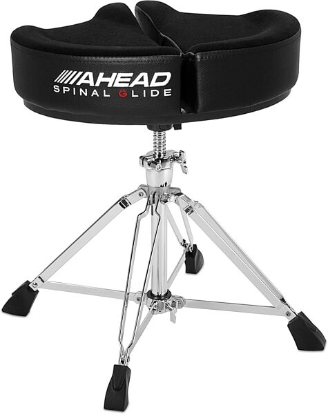 Ahead Spinal G Deluxe Drum Throne (4-Leg), Black, Action Position Back