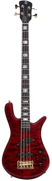 Spector Euro4 LX Electric Bass (with Gig Bag), Black Cherry