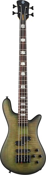 Spector Euro 4 LX Bolt On Bass Guitar (with Gig Bag), Haunted Moss Matte, Action Position Back