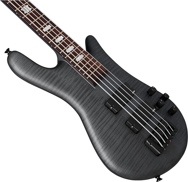 Spector Euro5 LX Electric Bass, 5-String (with Gig Bag), Black Stain Matte, Action Position Back