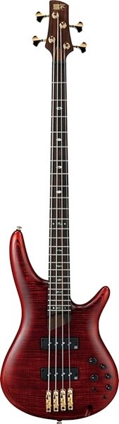 Ibanez SR1400E Premium Electric Bass (with Gig Bag), Deep Rose Flat