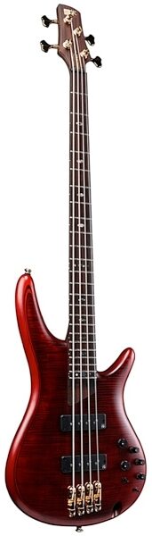 Ibanez SR1400E Premium Electric Bass (with Gig Bag), Deep Rose Flat 5