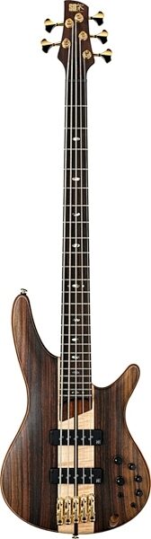 Ibanez SR1805E SR Premium Electric Bass, 5-String, Natural Flat