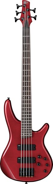 Ibanez SR255 Electric Bass, 5-String, Candy Apple Red