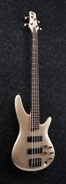 Ibanez SR300 Electric Bass Guitar, Champagne Gold Side