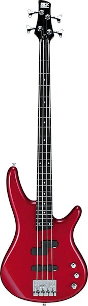Ibanez SR300DX Fretless Electric Bass, Candy Apple Red